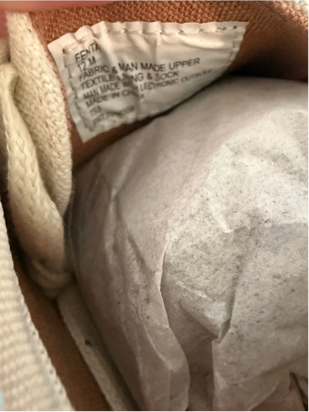 Steve Madden Fenta Canvas Sneakers Men's Size 12 Cream Fabric NIB New In Box